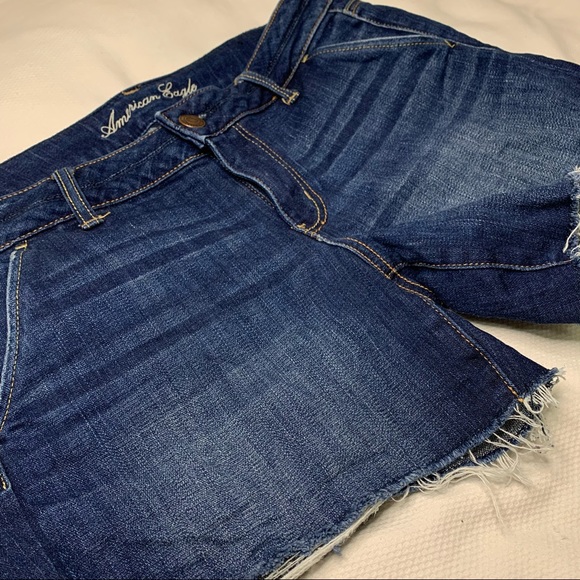 American Eagle Stretch Denim Shorts Size 14 - Picture 5 of 6